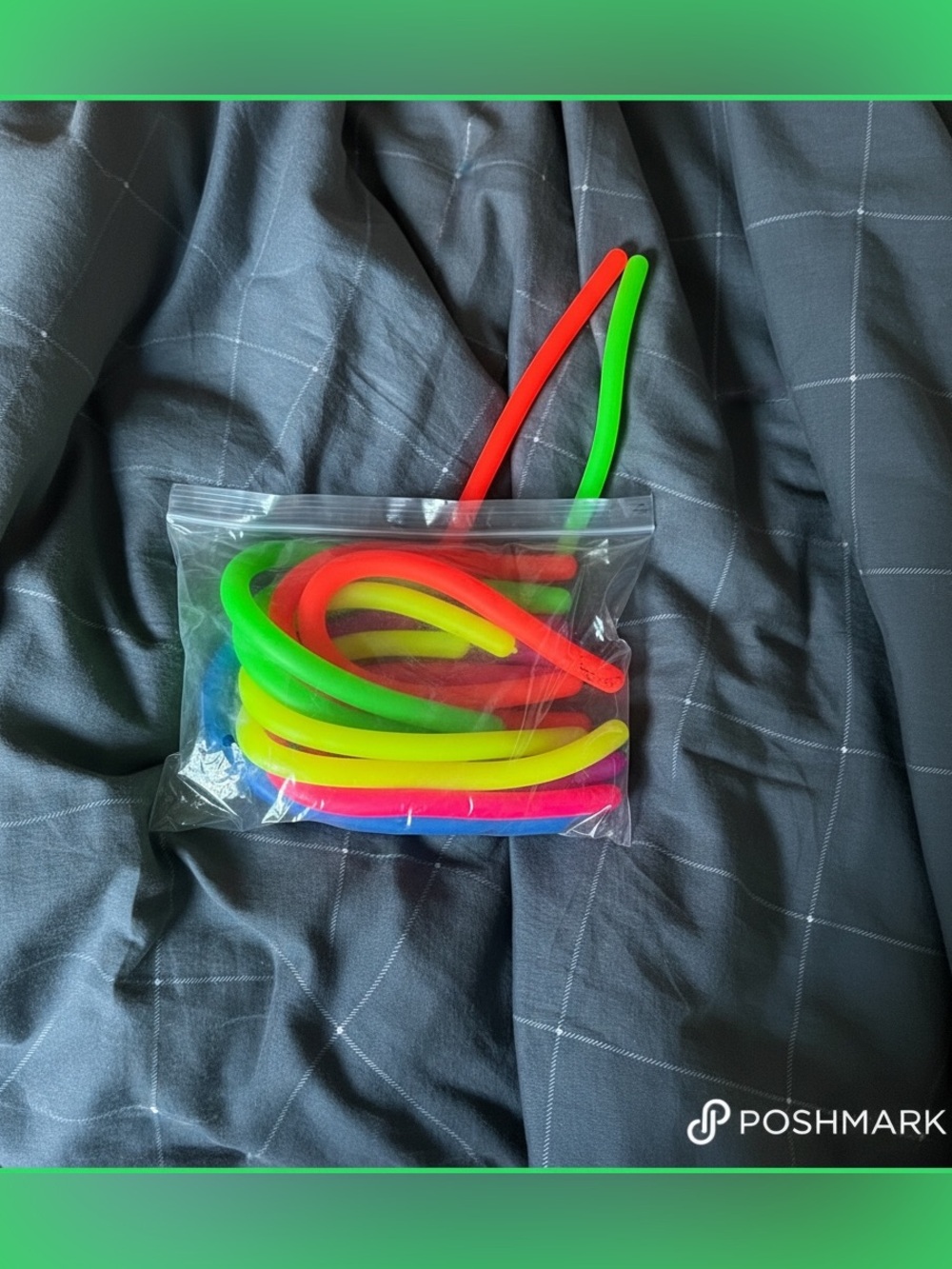 12 Pack Colourful Stretchy String Sensory Fidget Toys